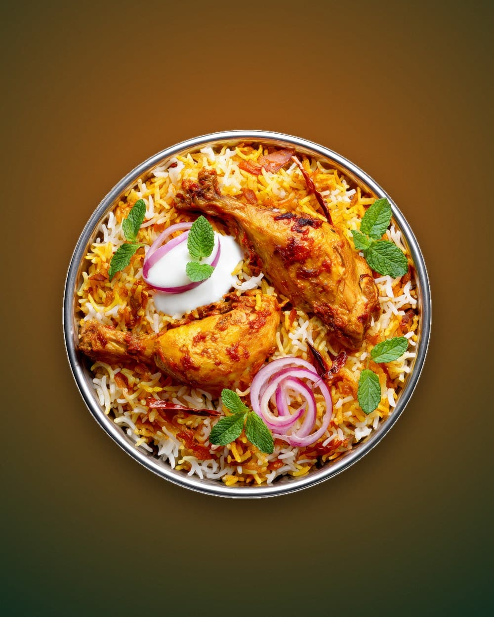 Special chicken biryani tiffin from Minha Meals